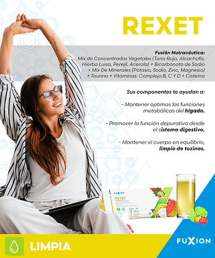 REXET - Mix de vegetales Bebida efervecente 🥭