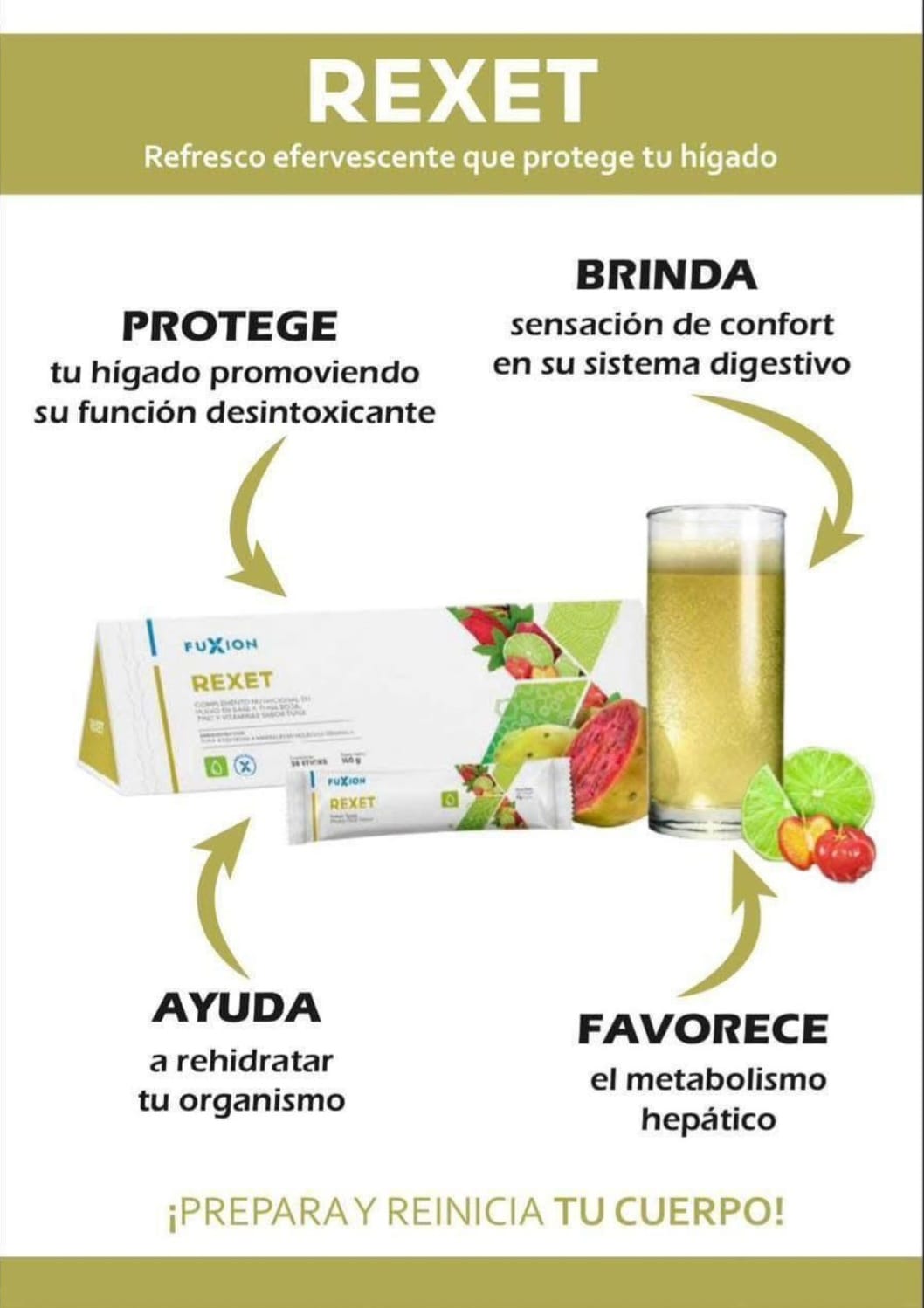 REXET - Mix de vegetales Bebida efervecente 🥭