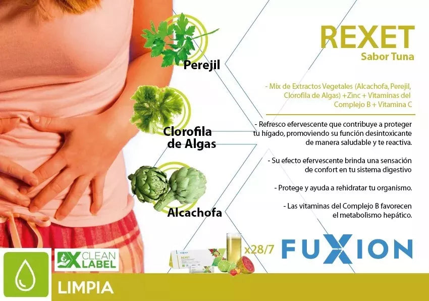 REXET - Mix de vegetales Bebida efervecente 🥭